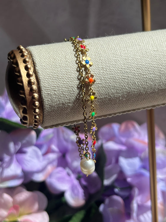 Iridescent Spring Bracelet