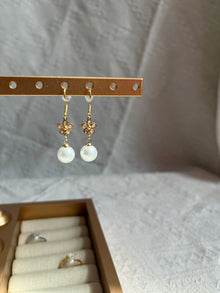  Petals & Pearls Drop Earrings