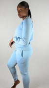 Pastel Sweatsuit - Baby Blue